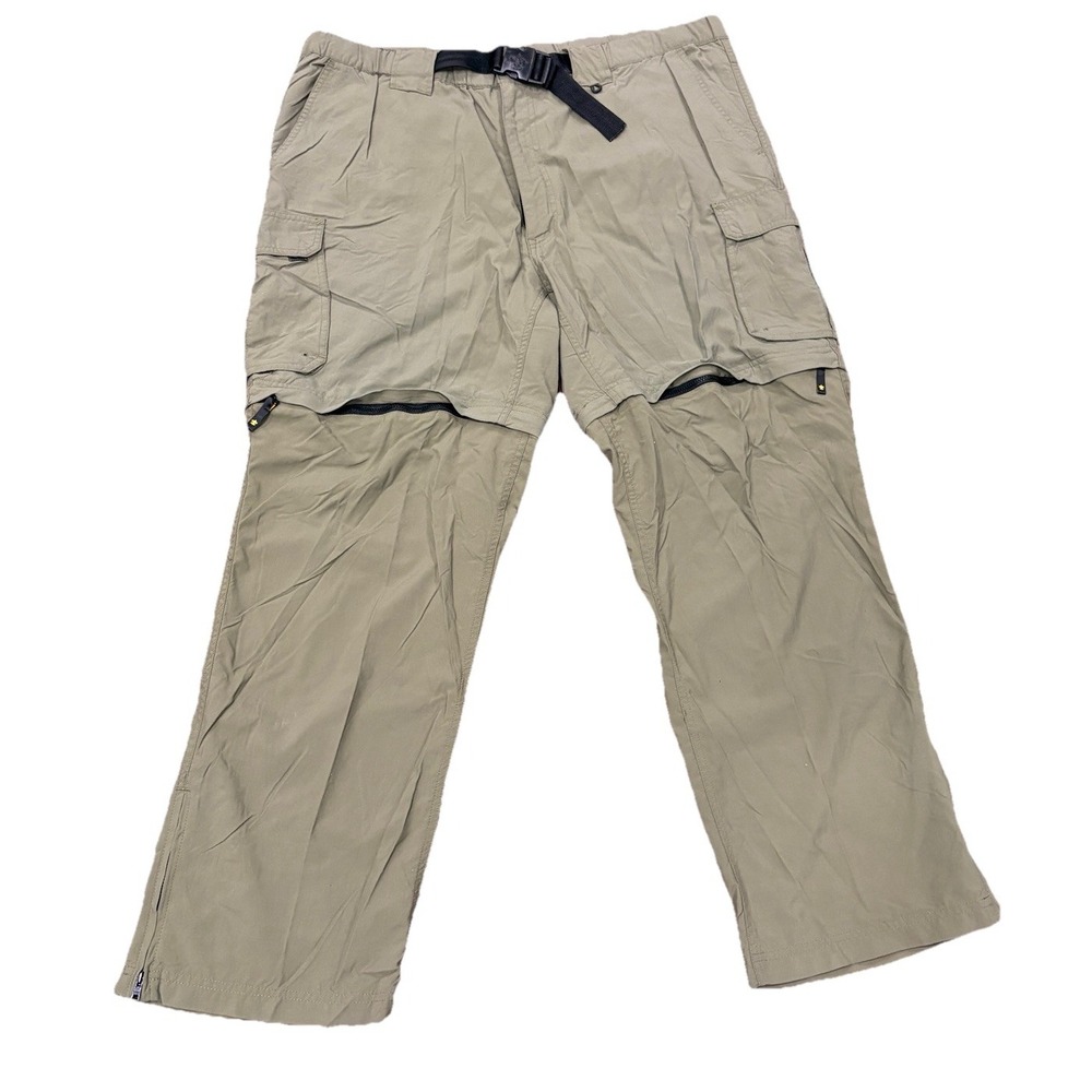 Boy‎ Scouts BSA Pants Mens XL 30" Relaxed Green Switchback Convertible Uniform